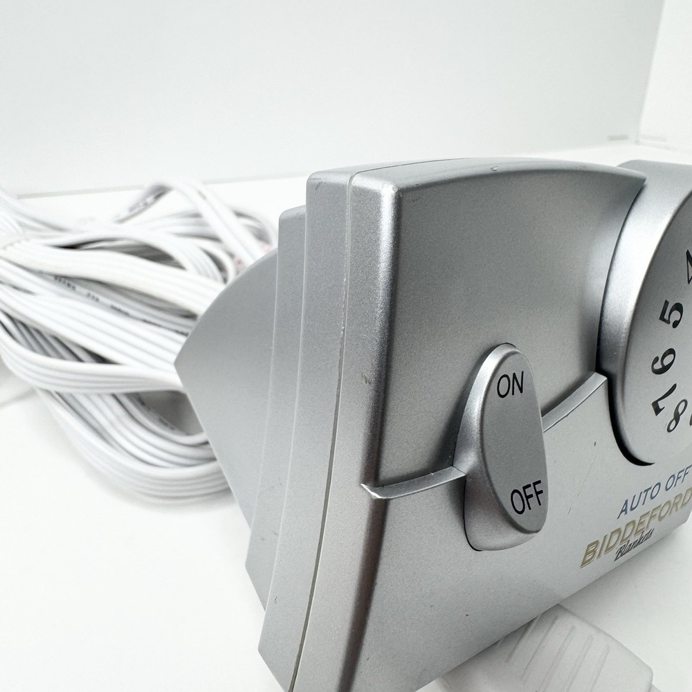Biddeford Auto Off Electric Blanket Replacement Controller TC11BA 4-Pong Silver - Picture 8 of 11